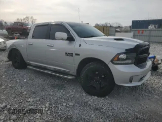 2018 Ram 1500 Night with VIN 1C6RR7MT9JS144671, listed as a Copart auction lot 45435195 with 128,042 mi miles and Salvage Title. Bid and sale history available at carsss.com. Image 4.