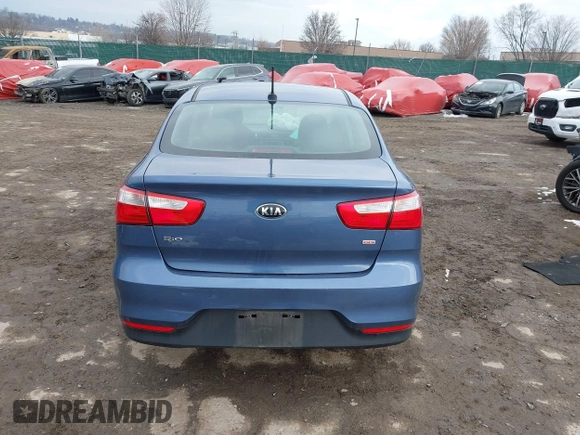 2016 Kia Rio LX with VIN KNADM4A38G6684838, listed as a IAAI auction lot 41283300 with 64,530 mi miles. Bid and sale history available at carsss.com. Image 16.