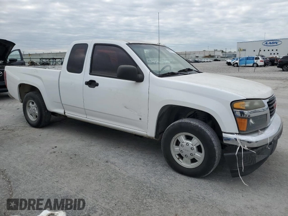 2007 GMC Canyon SLE1 z VIN 1GTCS199778168003, wystawiony jako Copart lot #58321115 z przebiegiem 217 161 mil mil oraz Czysty tytuł • Clean title. Historia ofert i sprzedaży dostępna na DreamBid. Obrazek 4.