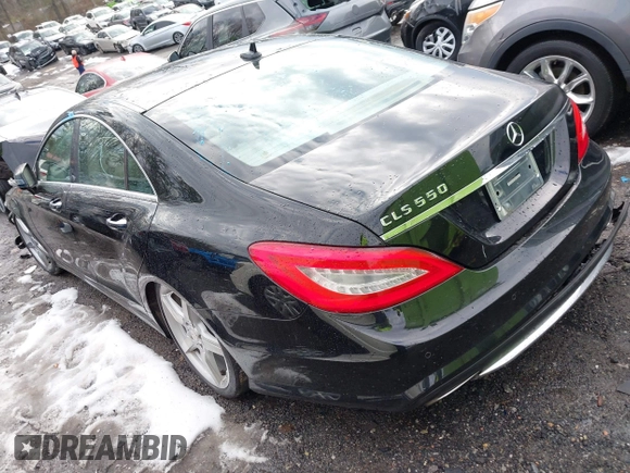 2014 Mercedes-Benz CLS-Class CLS 550 with VIN WDDLJ7DB7EA110520, listed as a IAAI auction lot 41297376 with 160,958 mi miles. Bid and sale history available at carsss.com. Image 3.