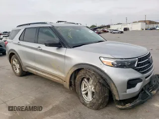 2020 Ford Explorer XLT with VIN 1FMSK7DH2LGD15384, listed as a Copart auction lot 51421995 with 114,339 mi miles and Salvage Title. Bid and sale history available at DreamBid. Image 4.