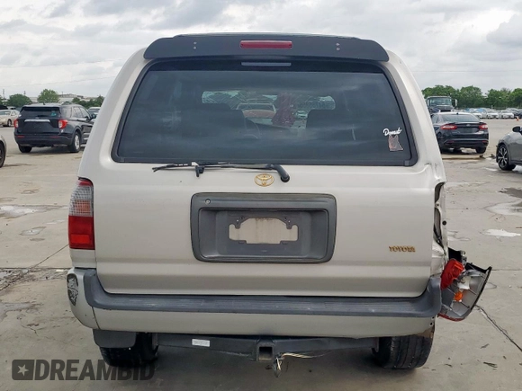 1999 Toyota 4Runner Limited with VIN JT3GN87R1X0092253, listed as a Copart auction lot 54755355 with 268,574 mi miles and Salvage Title. Bid and sale history available at DreamBid. Image 6.
