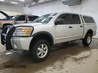2008 Nissan Titan XE with VIN 1N6AA07C88N311270, listed as a Copart auction lot 42138505 with 185,861 mi miles and Clean title. Bid and sale history available at DreamBid. Image 1.