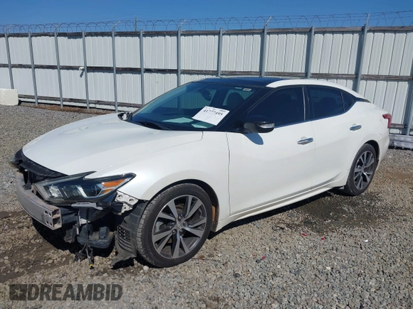 2017 Nissan Maxima SV with VIN 1N4AA6AP2HC372097, listed as a IAAI auction lot 41777495 with 175,545 mi miles and . Bid and sale history available at DreamBid. Image 18.