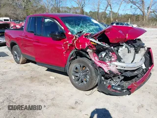2023 Honda Ridgeline Sport with VIN 5FPYK3F19PB049988, listed as a IAAI auction lot 41607088 with Not provided miles and . Bid and sale history available at DreamBid. Image 1.