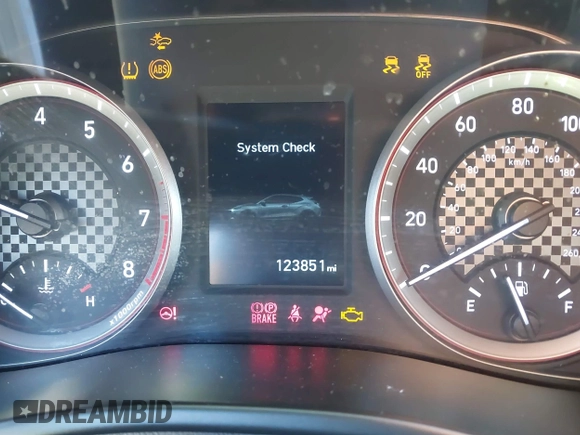 2019 Hyundai Veloster 2.0 with VIN KMHTG6AF8KU019854, listed as a IAAI auction lot 41697113 with 123,851 mi miles. Bid and sale history available at carsss.com. Image 7.
