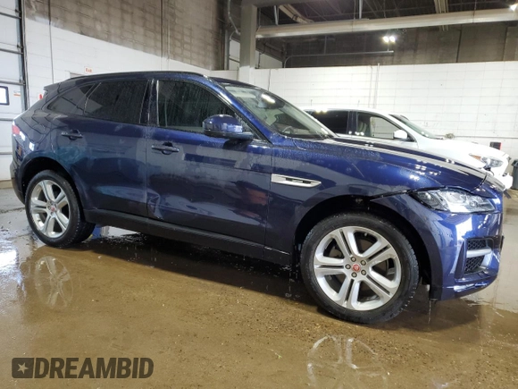 2017 Jaguar F-Pace 35t R-Sport z VIN SADCL2BV5HA495511, wystawiony jako Copart lot #61014195 z przebiegiem 50 143 mil mil oraz Szkoda całkowita • Salvage title. Historia ofert i sprzedaży dostępna na DreamBid. Obrazek 4.