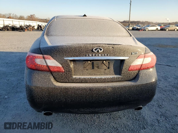 2012 Infiniti M37 with VIN JN1BY1AP2CM333450, listed as a Copart auction lot 83208834 with 193,838 mi miles and Salvage Title. Bid and sale history available at carsss.com. Image 6.