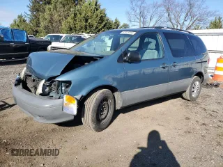 2002 Toyota Sienna LE with VIN 4T3ZF13C82U482524, listed as a Copart auction lot 82845954 with 233,908 mi miles and Salvage Title. Bid and sale history available at carsss.com. Image 1.
