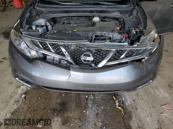 2013 Nissan Murano SV with VIN JN8AZ1MWXDW305687, listed as a Copart auction lot 55422905 with 73,432 mi miles and Salvage title. Bid and sale history available at DreamBid. Image 12.