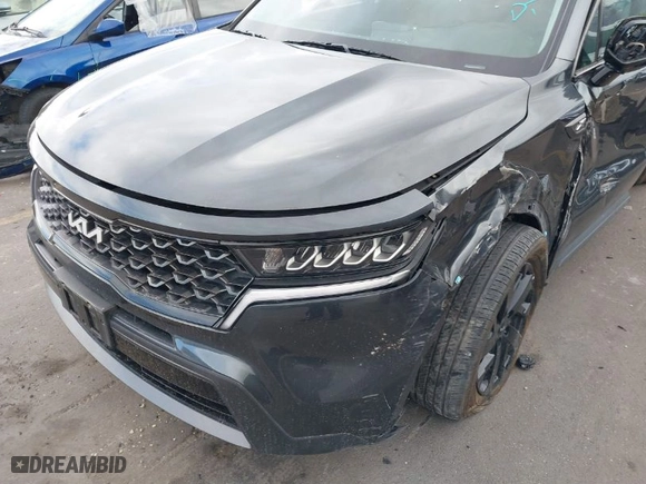 2023 Kia Sorento X-Line S with VIN 5XYRLDLC3PG218661, listed as a IAAI auction lot 40777143 with 21,665 mi miles. Bid and sale history available at carsss.com. Image 20.