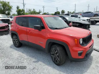 2021 Jeep Renegade Jeepster with VIN ZACNJDAB6MPM46550, listed as a Copart auction lot 58136275 with 36,327 mi miles and Salvage title. Bid and sale history available at DreamBid. Image 4.
