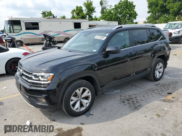 2019 Volkswagen Atlas SE with VIN 1V2UR2CA6KC510456, listed as a Copart auction lot 61210805 with 100,359 mi miles and Salvage title. Bid and sale history available at DreamBid. Image 1.