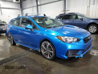 2020 Subaru Impreza Special Sports with VIN 4S3GTAJ67L1722384, listed as a Copart auction lot 82853834 with 82,206 mi miles and Salvage title. Bid and sale history available at DreamBid. Image 4.