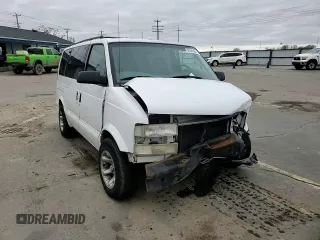 2000 Chevrolet Astro with VIN 1GNEL19W7YB206577, listed as a Copart auction lot 50245365 with Not Provided miles and Salvage Title. Bid and sale history available at carsss.com. Image 12.