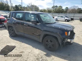 2017 Jeep Renegade Sport with VIN ZACCJAAH5HPE97377, listed as a Copart auction lot 47467545 with 128,006 mi miles and Salvage title. Bid and sale history available at DreamBid. Image 4.