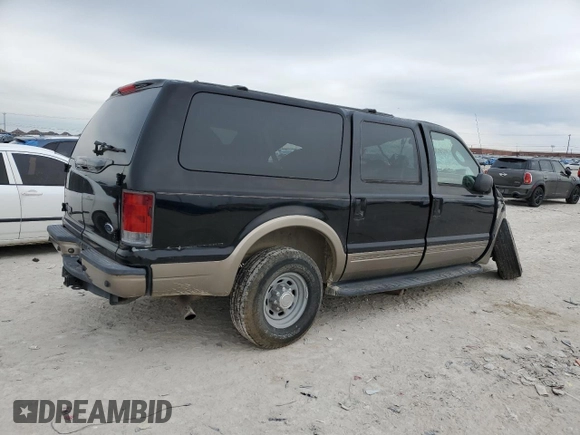 2005 Ford Excursion Eddie Bauer z VIN 1FMNU44L15ED03851, wystawiony jako Copart lot #46347405 z przebiegiem Nie podano mil oraz Nie do naprawy • Non repairable. Historia ofert i sprzedaży dostępna na DreamBid. Obrazek 3.