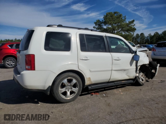 2012 Honda Pilot EX-L with VIN 5FNYF4H67CB029972, listed as a Copart auction lot 45150375 with 212,534 mi miles and Salvage Title. Bid and sale history available at DreamBid. Image 3.