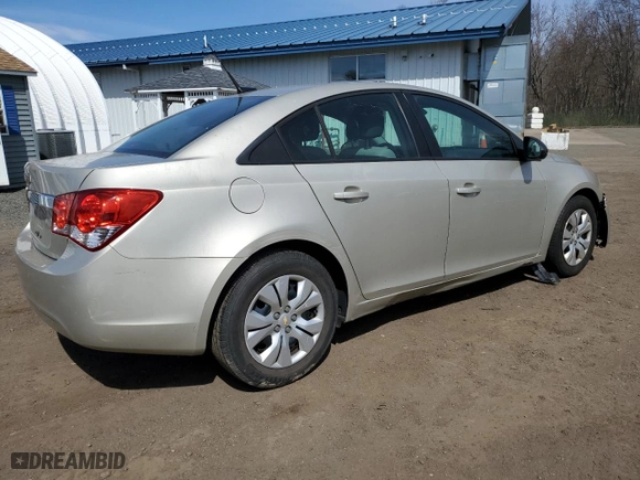 2013 Chevrolet Cruze LS with VIN 1G1PA5SG7D7193644, listed as a Copart auction lot 53678215 with 113,187 mi miles and Clean Title. Bid and sale history available at carsss.com. Image 3.