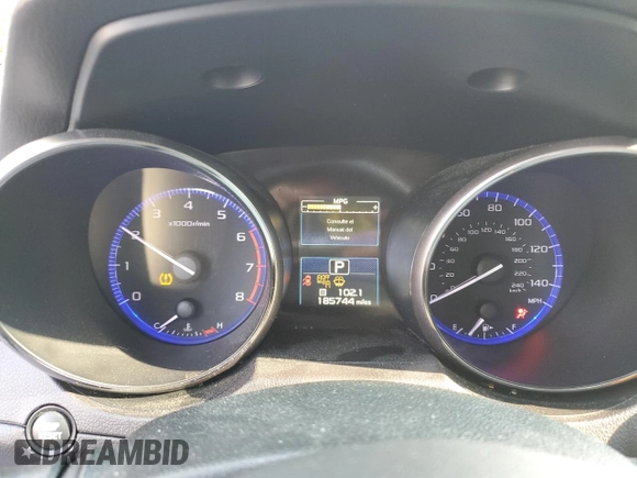 2016 Subaru Legacy 2.5i Limited with VIN 4S3BNAL62G3018573, listed as a Copart auction lot 59280513 with 185,744 mi miles. Bid and sale history available at carsss.com. Image 9.