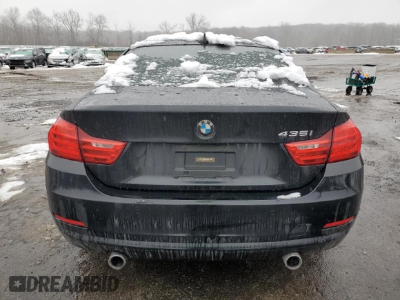 2014 BMW 4 Series 435i with VIN WBA3R1C51EK192909, listed as a Copart auction lot 44700155 with 104,506 mi miles and Salvage Title. Bid and sale history available at carsss.com. Image 6.