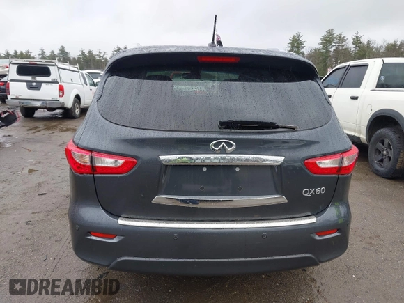 2014 Infiniti QX60 with VIN 5N1AL0MM8EC535569, listed as a IAAI auction lot 41961794 with 126,094 mi miles and . Bid and sale history available at DreamBid. Image 16.