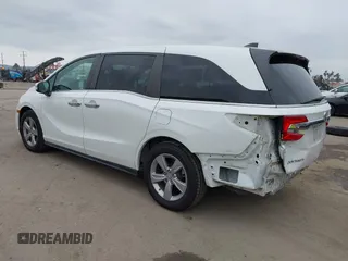 2020 Honda Odyssey EX-L with VIN 5FNRL6H78LB009523, listed as a IAAI auction lot 41882610 with 42,661 mi miles. Bid and sale history available at carsss.com. Image 3.