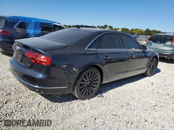 2015 Audi A8 с VIN WAUJGAFD5FN018180, выставлен на аукционе Copart как лот 87873925 с пробегом Не указан миль и Списание • Salvage title. История ставок и продаж доступна на DreamBid. Изображение 3.