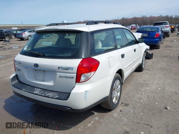 2009 Subaru Outback with VIN 4S4BP60C297340705, listed as a IAAI auction lot 41954340 with 111,794 mi miles. Bid and sale history available at carsss.com. Image 4.