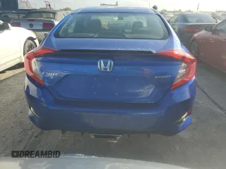 2020 Honda Civic Sedan Sport with VIN 2HGFC2F89LH584085, listed as a Copart auction lot 80294584 with 47,750 mi miles and Non Repairable. Bid and sale history available at carsss.com. Image 6.