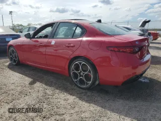 2022 Alfa Romeo Giulia Ti with VIN ZARFAMBN9N7654264, listed as a Copart auction lot 74699724 with 0 mi miles and Non Repairable. Bid and sale history available at carsss.com. Image 2.