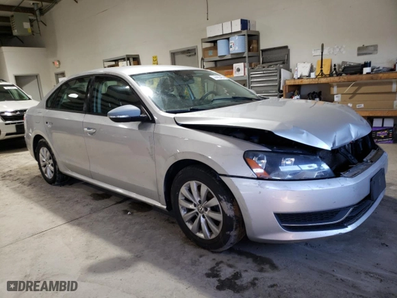 2012 Volkswagen Passat S w/Appearance with VIN 1VWAH7A38CC048859, listed as a Copart auction lot 44483485 with 182,959 mi miles and Salvage Title. Bid and sale history available at carsss.com. Image 4.