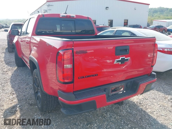 2020 Chevrolet Colorado 4WD LT with VIN 1GCGTCEN8L1106478, listed as a IAAI auction lot 42060373 with 68,753 mi miles and . Bid and sale history available at DreamBid. Image 3.