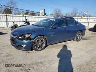 2024 Chevrolet Malibu LT with VIN 1G1ZD5ST6RF158328, listed as a Copart auction lot 48143715 with 24,411 mi miles and Salvage Title. Bid and sale history available at DreamBid. Image 1.