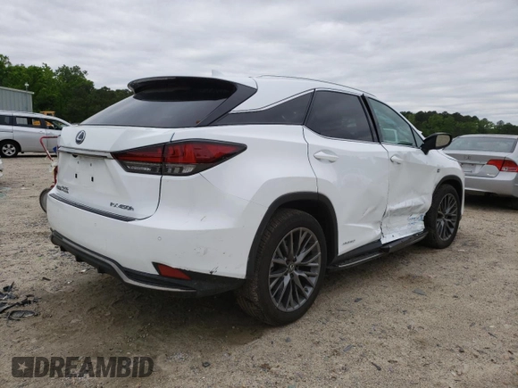 2022 Lexus RX with VIN 2T2YGMDA6NC086190, listed as a Copart auction lot 49221513 with 5,977 mi miles. Bid and sale history available at carsss.com. Image 3.
