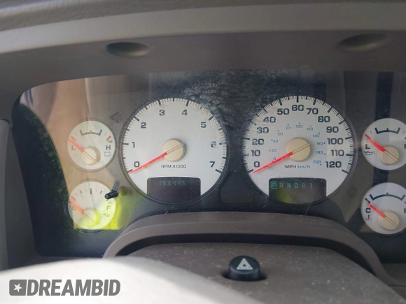 2003 Dodge 1500 ST with VIN 1D7HA18N13S140899, listed as a IAAI auction lot 42108283 with 133,495 mi miles and . Bid and sale history available at DreamBid. Image 7.