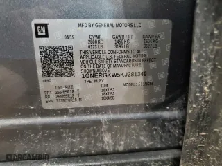 2019 Chevrolet Traverse LT Cloth with VIN 1GNERGKW5KJ281349, listed as a Copart auction lot 47272925 with 104,511 mi miles and Salvage Title. Bid and sale history available at carsss.com. Image 13.