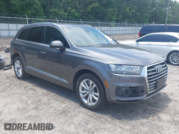2019 Audi Q7 Premium Plus with VIN WA1LAAF78KD012598, listed as a IAAI auction lot 42340544 with 127,515 mi miles and . Bid and sale history available at DreamBid. Image 1.
