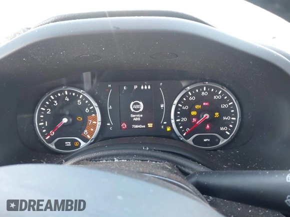 2019 Jeep Renegade Latitude z VIN ZACNJBBB1KPK02773, wystawiony jako IAAI lot #41854668 z przebiegiem 75 840 mil mil oraz . Historia ofert i sprzedaży dostępna na DreamBid. Obrazek 7.