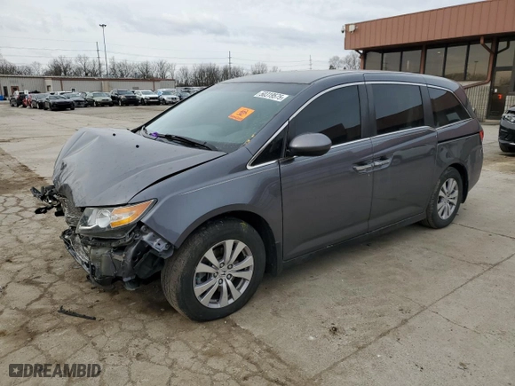 2016 Honda Odyssey SE with VIN 5FNRL5H34GB045108, listed as a Copart auction lot 50319575 with 69,948 mi miles and Salvage Title. Bid and sale history available at carsss.com. Image 1.