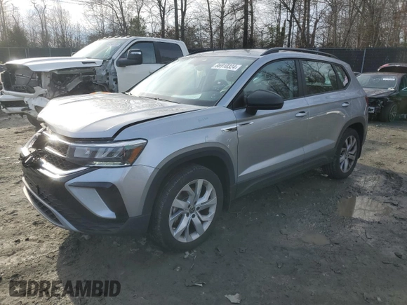 2023 Volkswagen Taos S с VIN 3VVFX7B20PM350279, выставлен на аукционе Copart как лот 86910324 с пробегом 32 445 миль миль и Списание • Salvage title. История ставок и продаж доступна на DreamBid. Изображение 1.