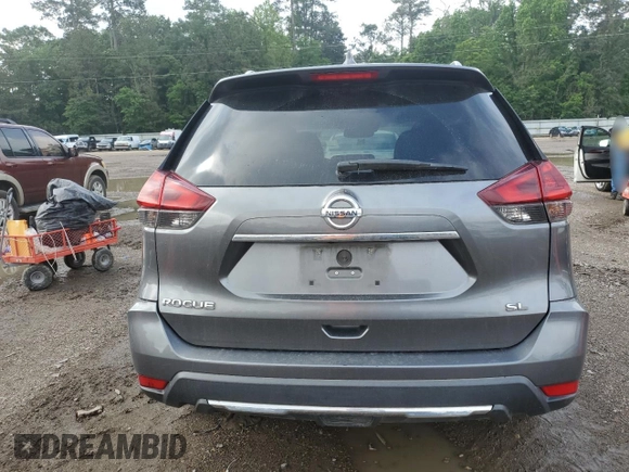 2018 Nissan Rogue S with VIN 5N1AT2MT9JC806474, listed as a Copart auction lot 52872555 with 147,093 mi miles and Salvage Title. Bid and sale history available at carsss.com. Image 6.