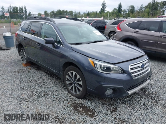 2017 Subaru Outback Limited with VIN 4S4BSANC4H3247121, listed as a IAAI auction lot 42606307 with 97,925 mi miles and . Bid and sale history available at DreamBid. Image 1.