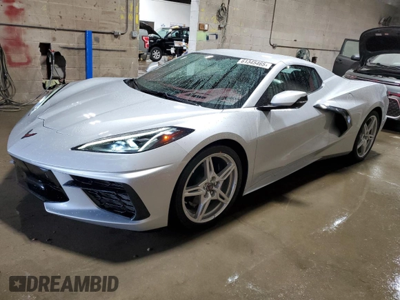 2021 Chevrolet Corvette 3LT with VIN 1G1YC3D49M5114699, listed as a Copart auction lot 61345465 with 5,664 mi miles and Clean title. Bid and sale history available at DreamBid. Image 1.