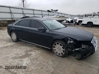 2013 Audi A8 L 3.0L with VIN WAURGAFD2DN001126, listed as a Copart auction lot 87213164 with 116,694 mi miles and Salvage Title. Bid and sale history available at carsss.com. Image 4.