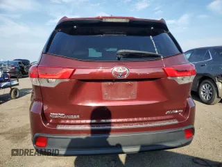2019 Toyota Highlander SE with VIN 5TDJZRFH3KS983784, listed as a Copart auction lot 62874465 with 56,151 mi miles and Salvage title. Bid and sale history available at DreamBid. Image 6.
