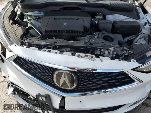 2022 Acura MDX with VIN 5J8YE1H34NL001829, listed as a Copart auction lot 51381795 with 50,698 mi miles and Salvage Title. Bid and sale history available at carsss.com. Image 14.