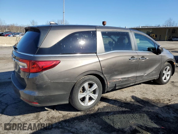 2019 Honda Odyssey EX-L with VIN 5FNRL6H7XKB066983, listed as a Copart auction lot 51290955 with 23,731 mi miles and Salvage Title. Bid and sale history available at carsss.com. Image 3.