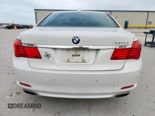 2012 BMW 7 Series 750Li xDrive with VIN WBAKC8C5XCC436134, listed as a Copart auction lot 63144905 with 64,282 mi miles and Salvage title. Bid and sale history available at DreamBid. Image 6.