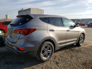 2018 Hyundai Santa Fe 2.4L with VIN 5NMZT3LB3JH056559, listed as a Copart auction lot 44703073 with 84,663 mi miles and Salvage title. Bid and sale history available at DreamBid. Image 3.